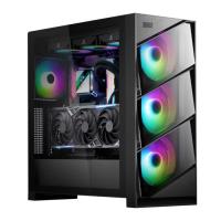 DRAGOS AIR  4x12CM ARGB FAN ATX USB3.0 + TYPE C SİYAH GAMING KASA PSU-YOK